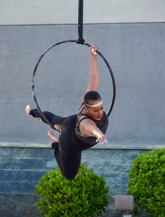 Pole silks class